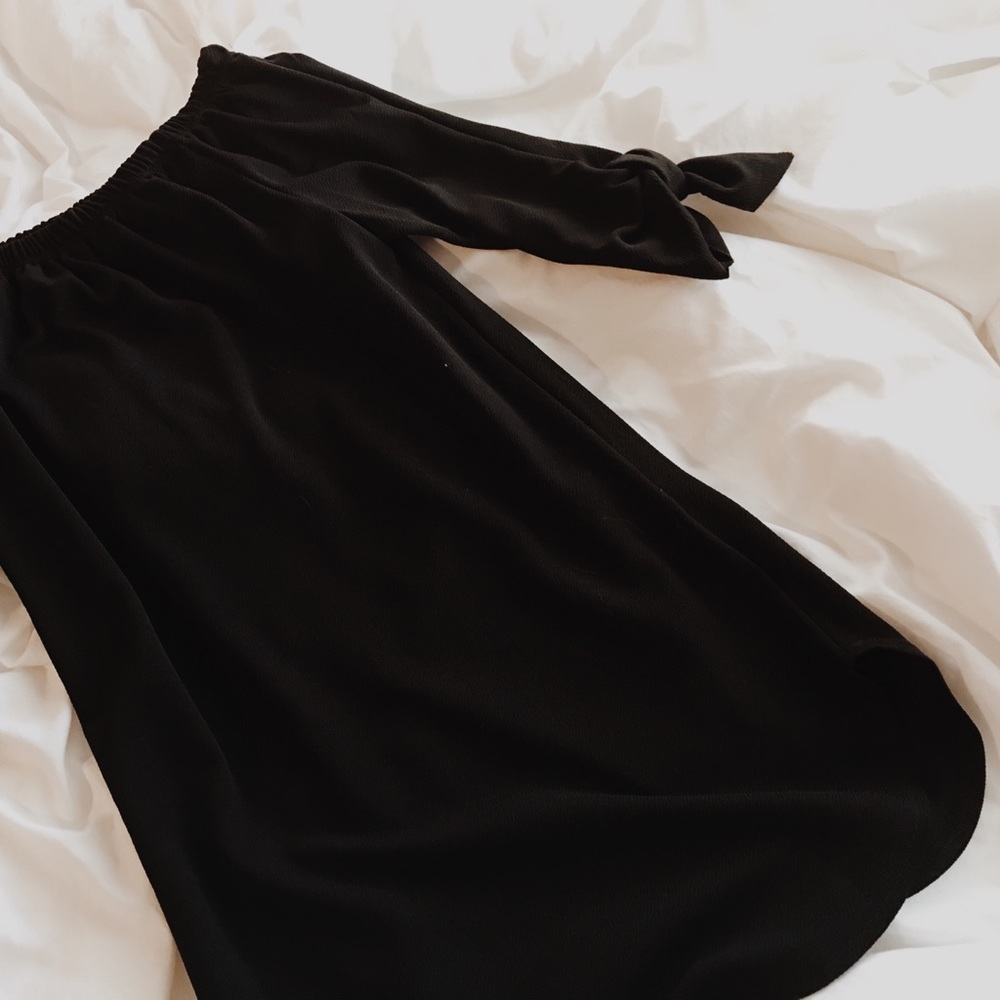 Off the shoulder dress
